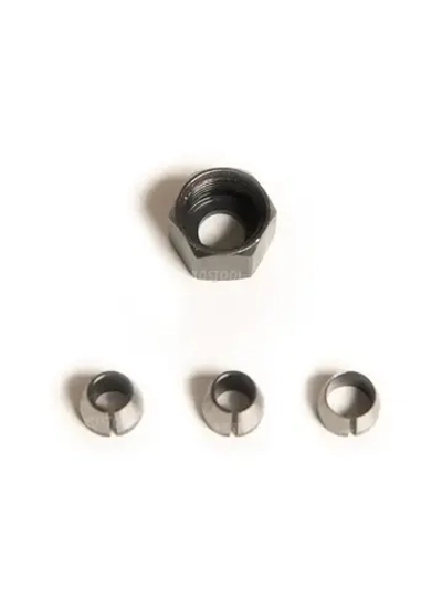 Цанга для фрезера с гайкой 8 мм, 6 мм, 6.35 мм