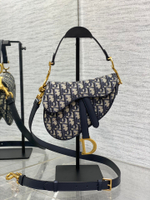 Christian Dior Small Saddle Bag with Strap