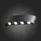 SL089.401.08 Светильник уличный настенный ST-Luce Черный кварцевый LED 8*1W 4000K BISELLO