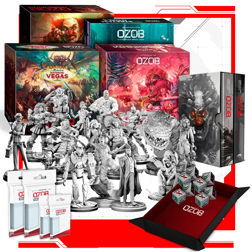 Ozob: A Cyberpunk Board Game - настольная игра