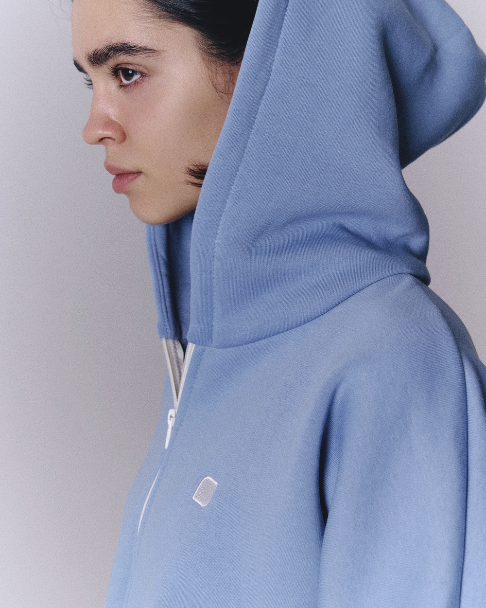 Zip Up Hoodie Country Blue ONE TWO