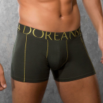 Боксеры с золотистыми контурными линиями Doreanse Panel (Размер: S) (Цвет: хаки)