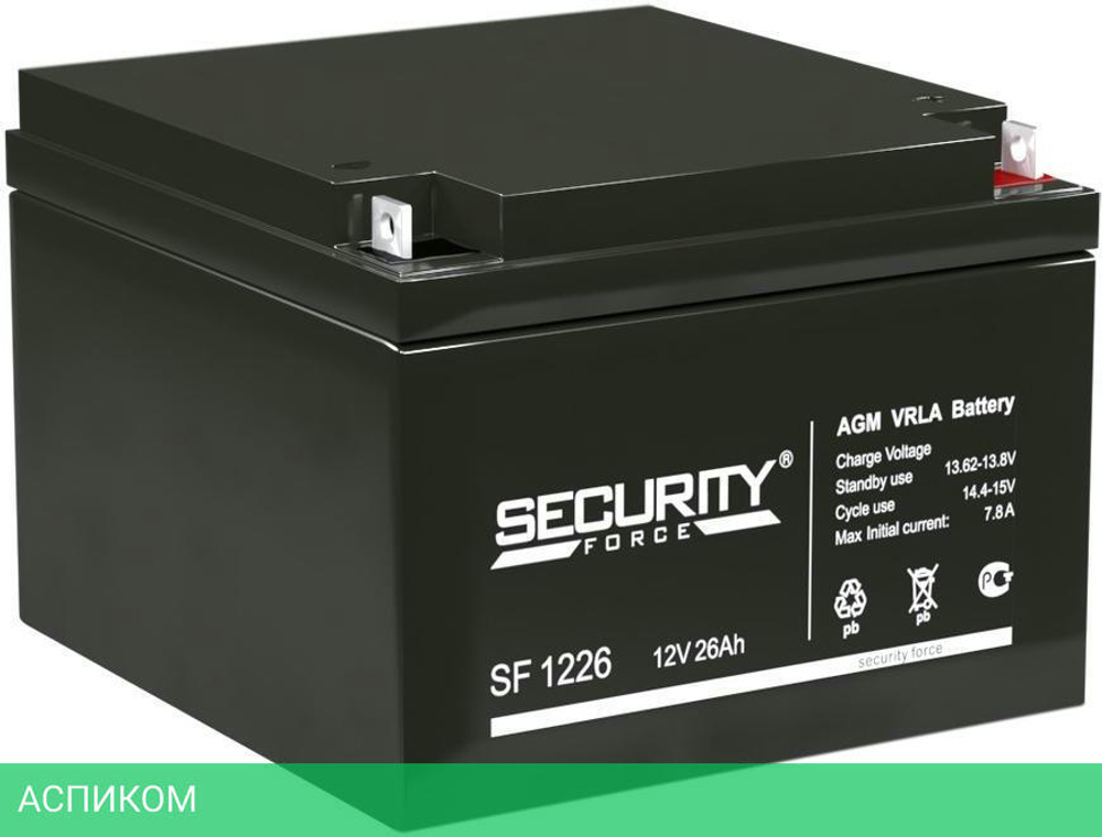Аккумулятор для ИБП Security Force SF 1226