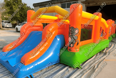 Надувной батут "Попрыгунчик" с принт-печатью