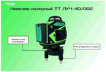 Уровень лазерный ТТ ЛУЧ-40/002