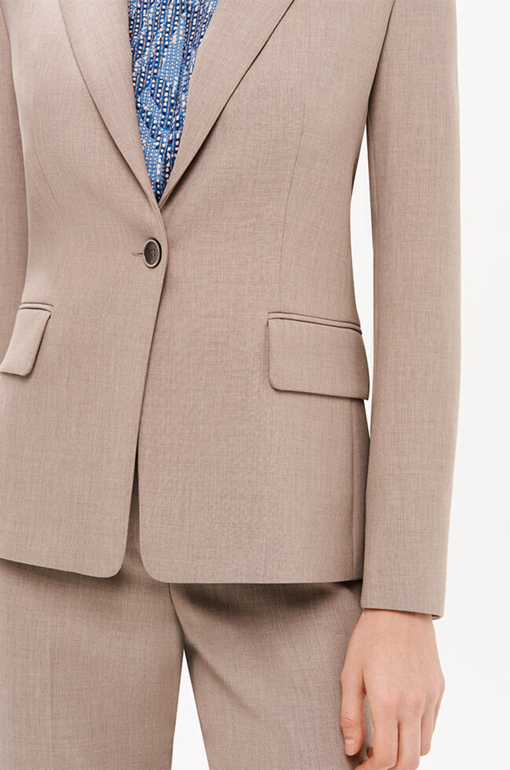 1938 Жакет женский (пепельно-бежевый)