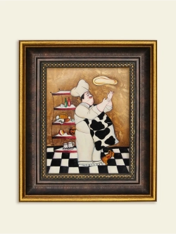 Картина настенная интерьерная в багетной раме 18*21 см