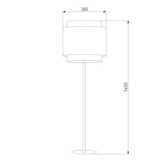 Торшер TK Lighting 5568 Boho Black