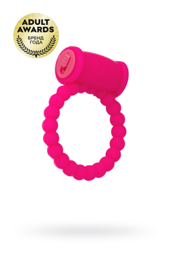 Эрекционное кольцо на пенис TOYFA A-Toys, силикон, розовый, Ø 3,5 см