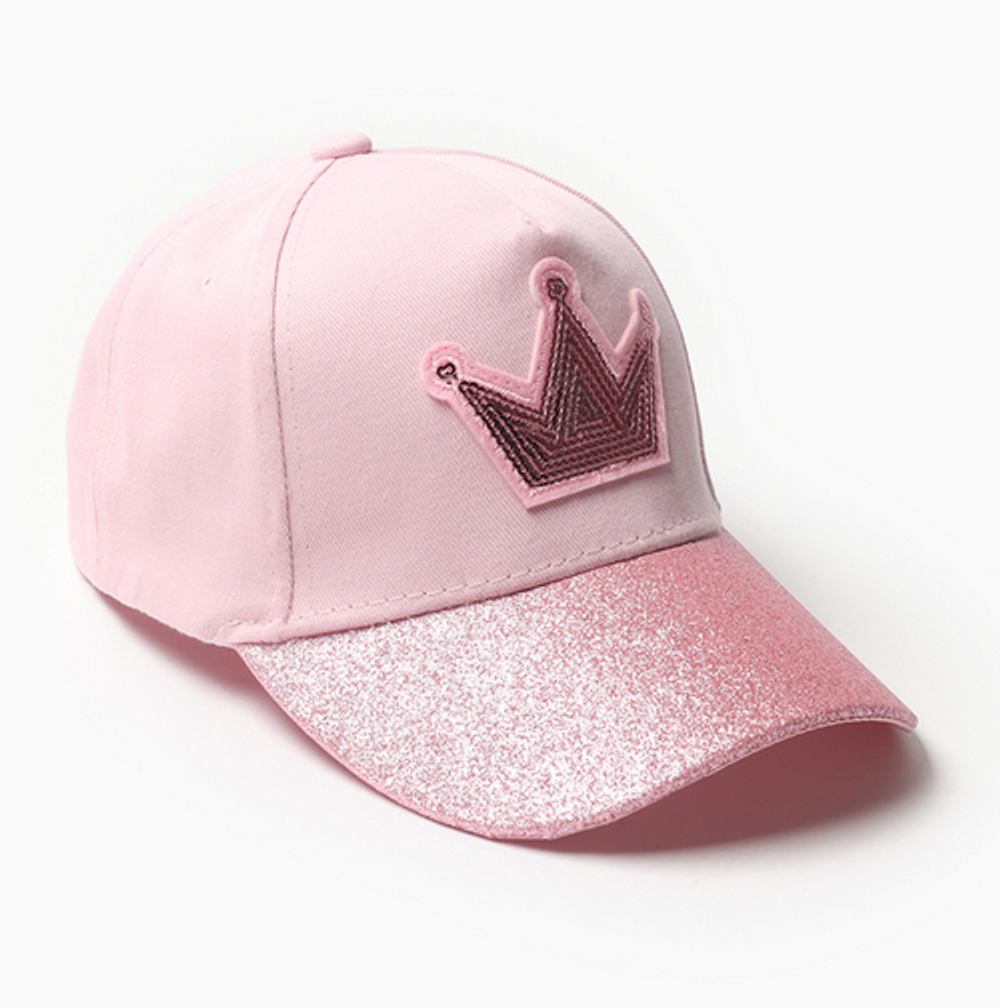 Кепка для девочек "Корона" цвет розовый, р. 52/ 9886879 MINAKU