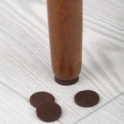 Накладки СИЛА SFELT-22D защитные фетровые самоклеящиеся круглые D22 мм 24 шт