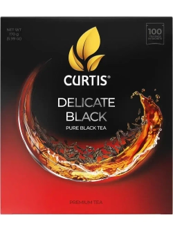 Чай в пакетиках чёрный Curtis Delicate Black, 100 шт