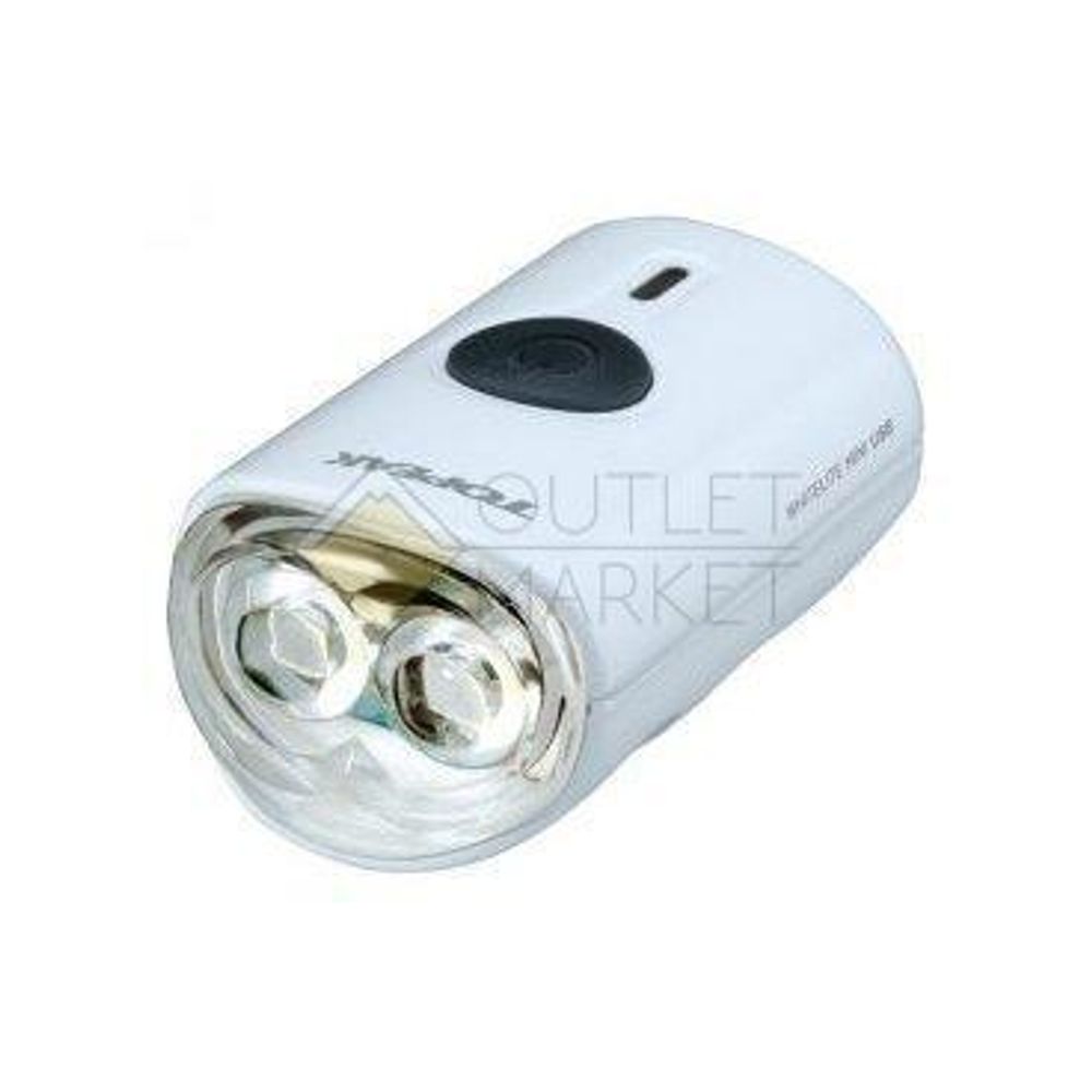 Передний габаритный фонарь с зарядкой TOPEAK WhiteLite Mini USB, белый