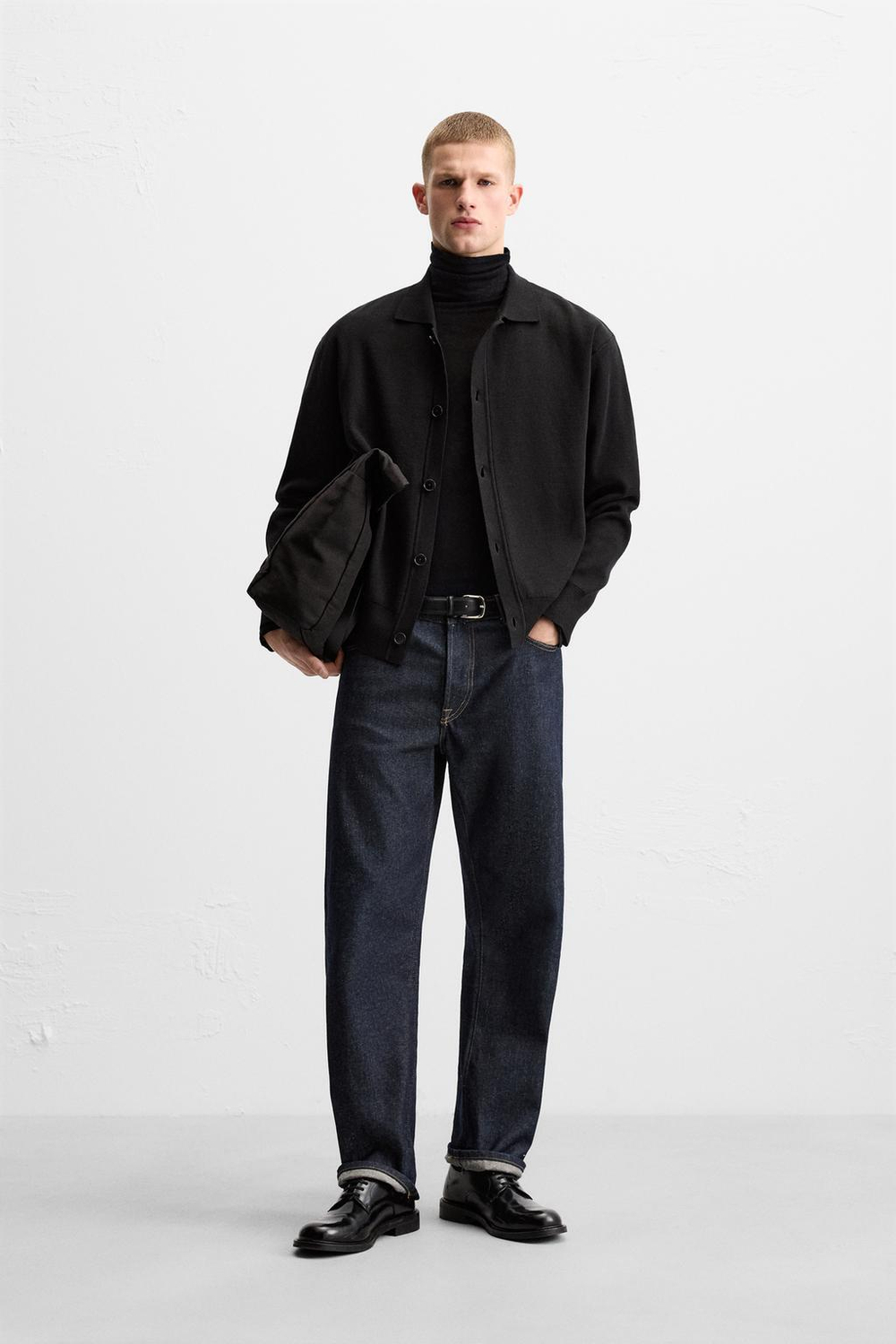 Трикотажная рубашка relaxed fit