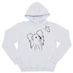 Толстовка "Папильон и бабочка"