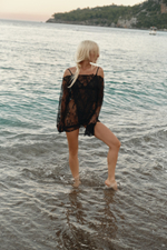 Лонгслив свободный кружево