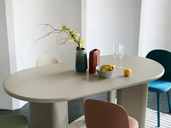 Обеденный стол Tonni, 180х90 см, бежевый