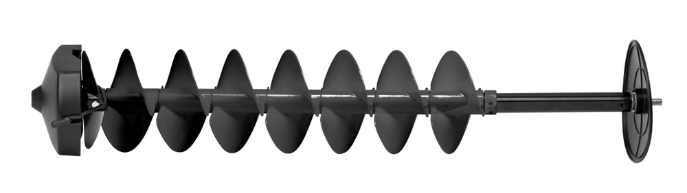 Шнек ледобура с адаптером под шуруповерт Rextor THUNDERBOLT S пласт. спираль 200мм