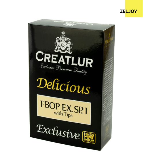 Чай Креатлюр Delicions Exclusive (FBOP Ex.Sр1 с типсами) черный 200 гр.