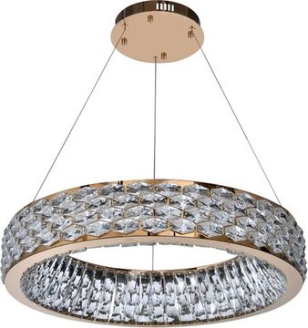 Люстра подвесная LED 70W 3000К-6000К 4040/03/06P золото/прозрачный Rhombus Stilfort