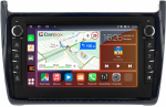 Магнитола для Volkswagen Polo 2009-2020 (рамка черная глянцевая) - Canbox 9-0490 Android 10, ТОП процессор, CarPlay, 4G SIM-слот