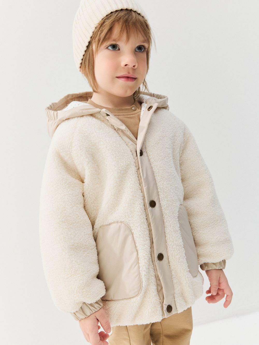 Куртка меховая "Молоко" 0+