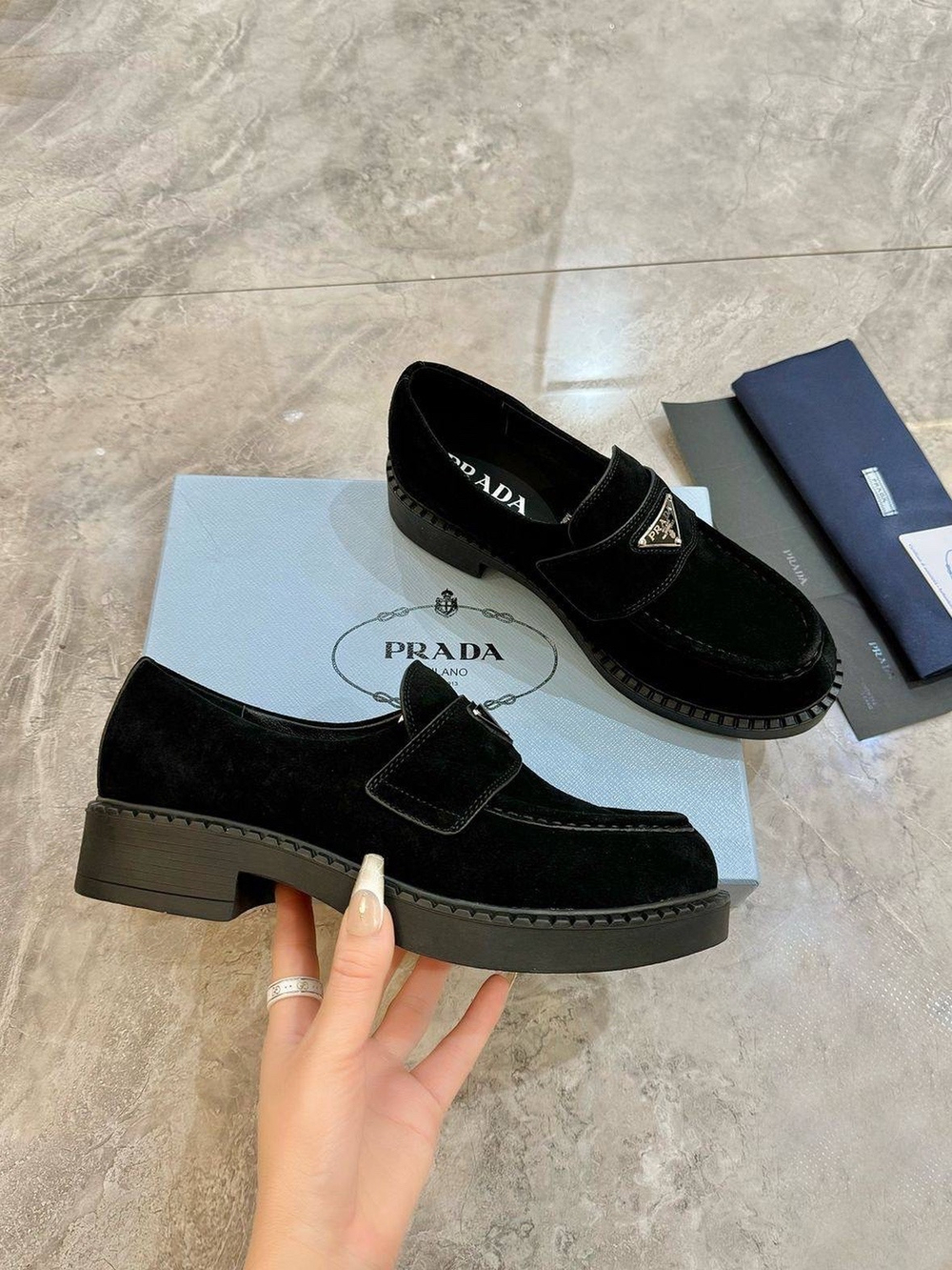 Лоферы Prada