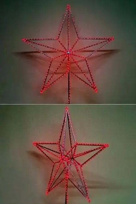 Макушка Кремлевская Эконом 50 см. для елей высотой от 3 до 5 м., красная, Green Trees (krem-50red)