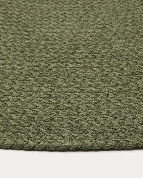 Ковер уличный Despas из синтетических волокон зеленый Ø150 см