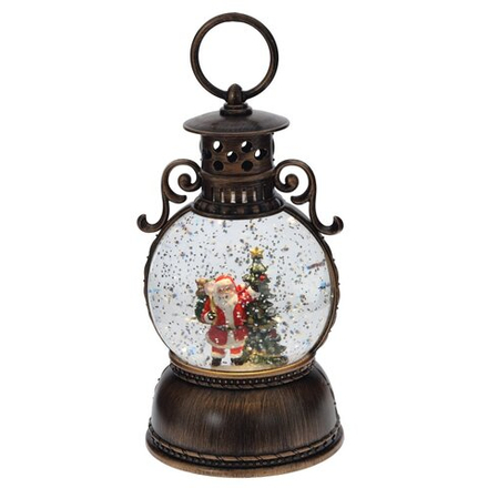 GAEM Изделие декоративное "Фонарь" (подсвет, муз, вьюга, 3хААА н/п +USB), D 10 см, L11 W11 H24 см
