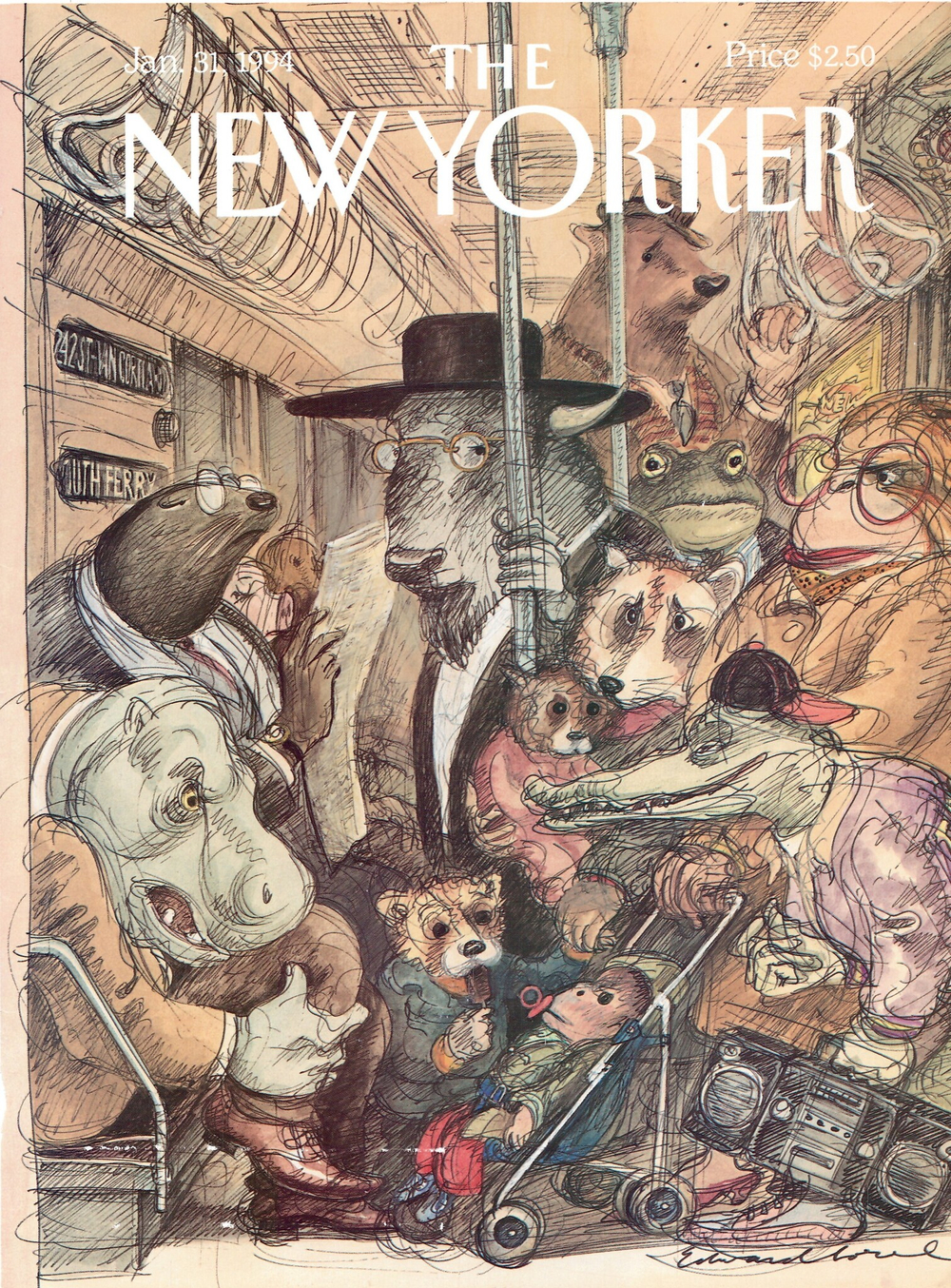 Журнал The New Yorker 31-01-1994, обложка