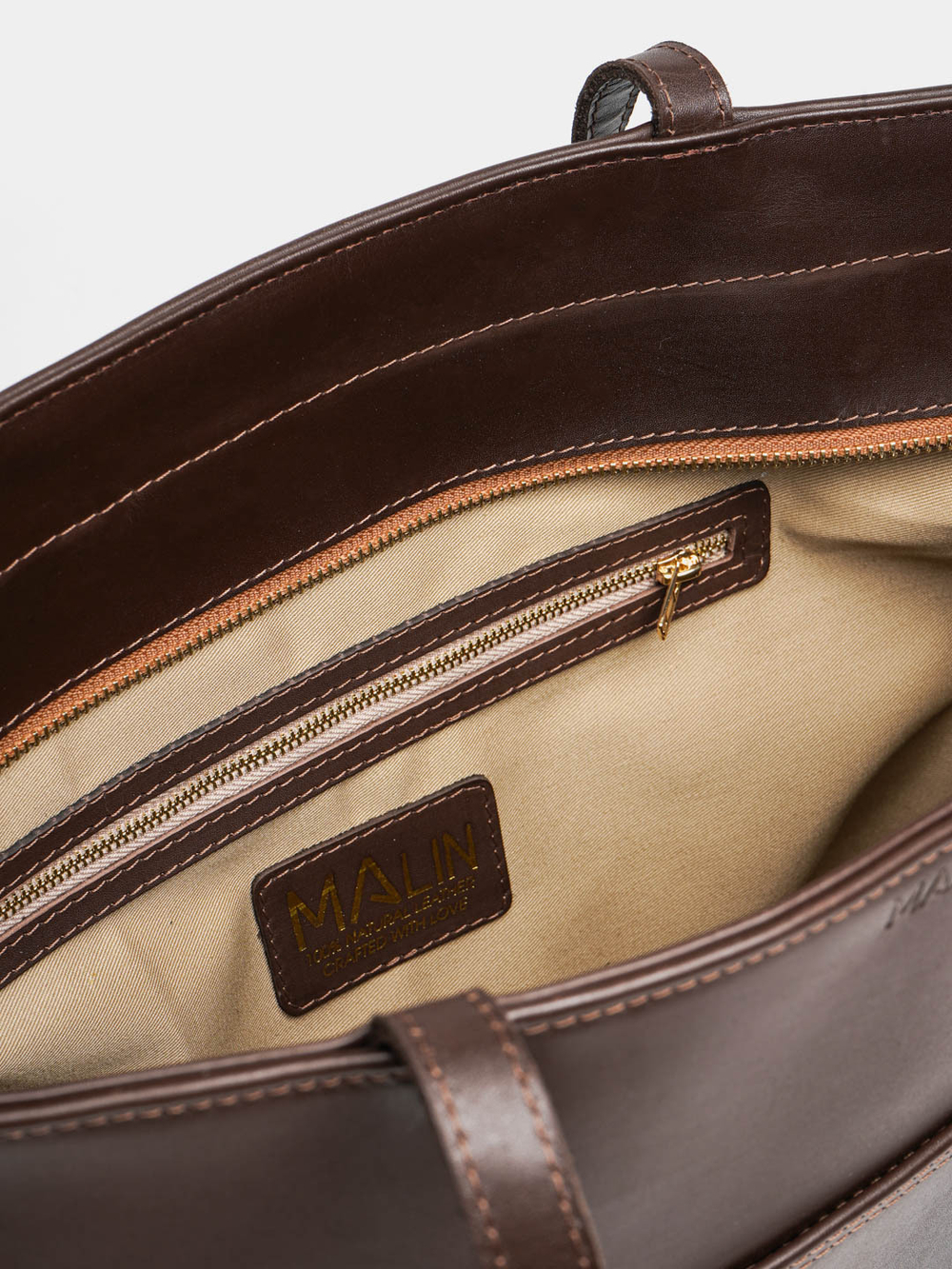 Шоппер MAlin Marvarid | Темный шоколад