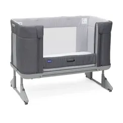 Детская кроватка Chicco Next2Me Forever Moon Grey