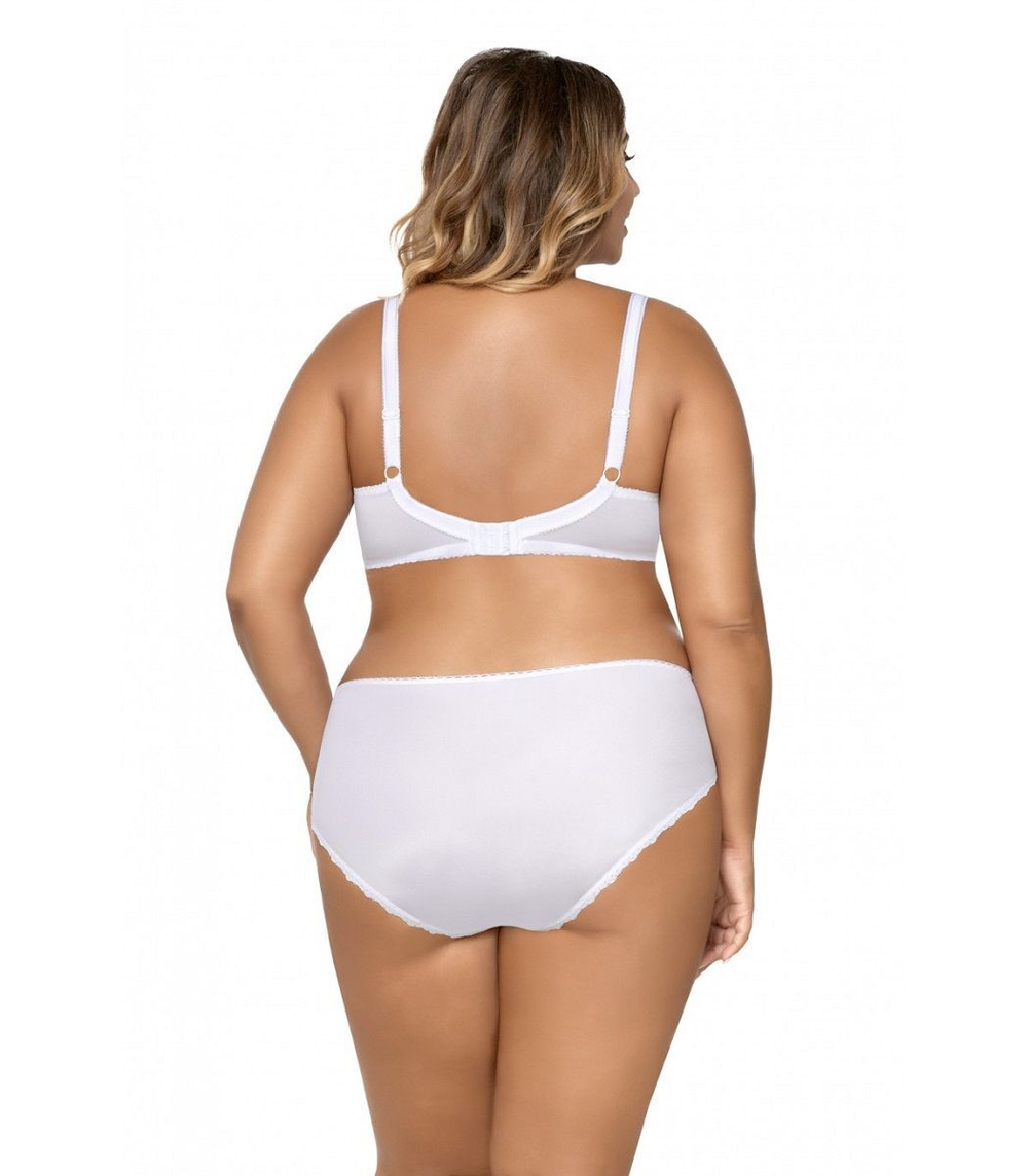 Бюстгальтер с мягкими чашками с цветочным орнаментом (Размер: 75I) (Цвет: белый)