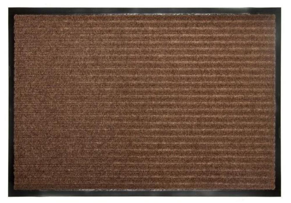 Коврик влаговпитывающий ребро 3:2 коричневый 120х180 см