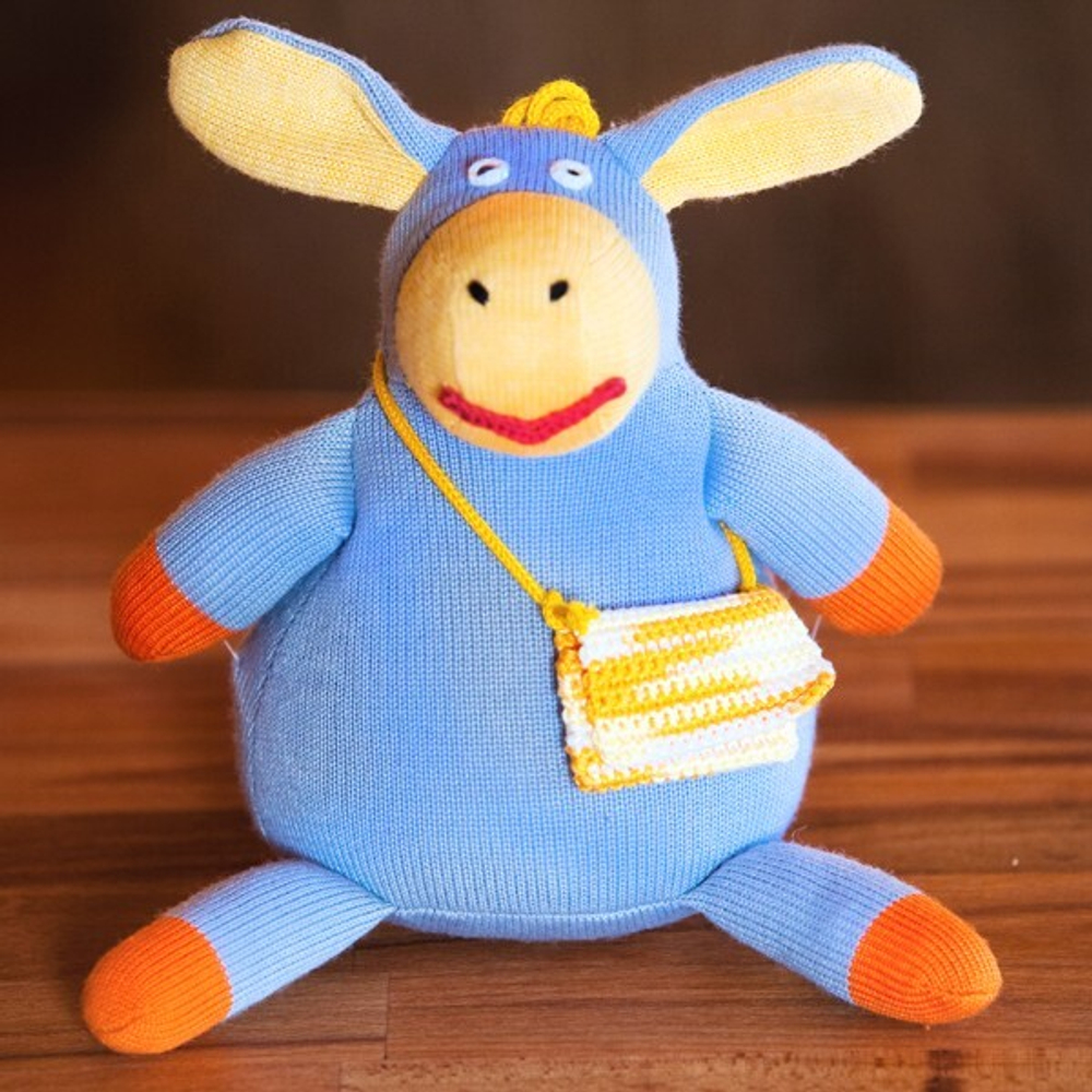 Вязаная кукла Ослик Яша, Фрея