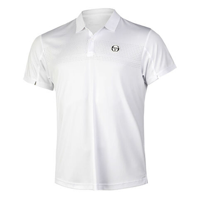 Мужское теннисное поло Sergio Tacchini Young Line Polo Men - White