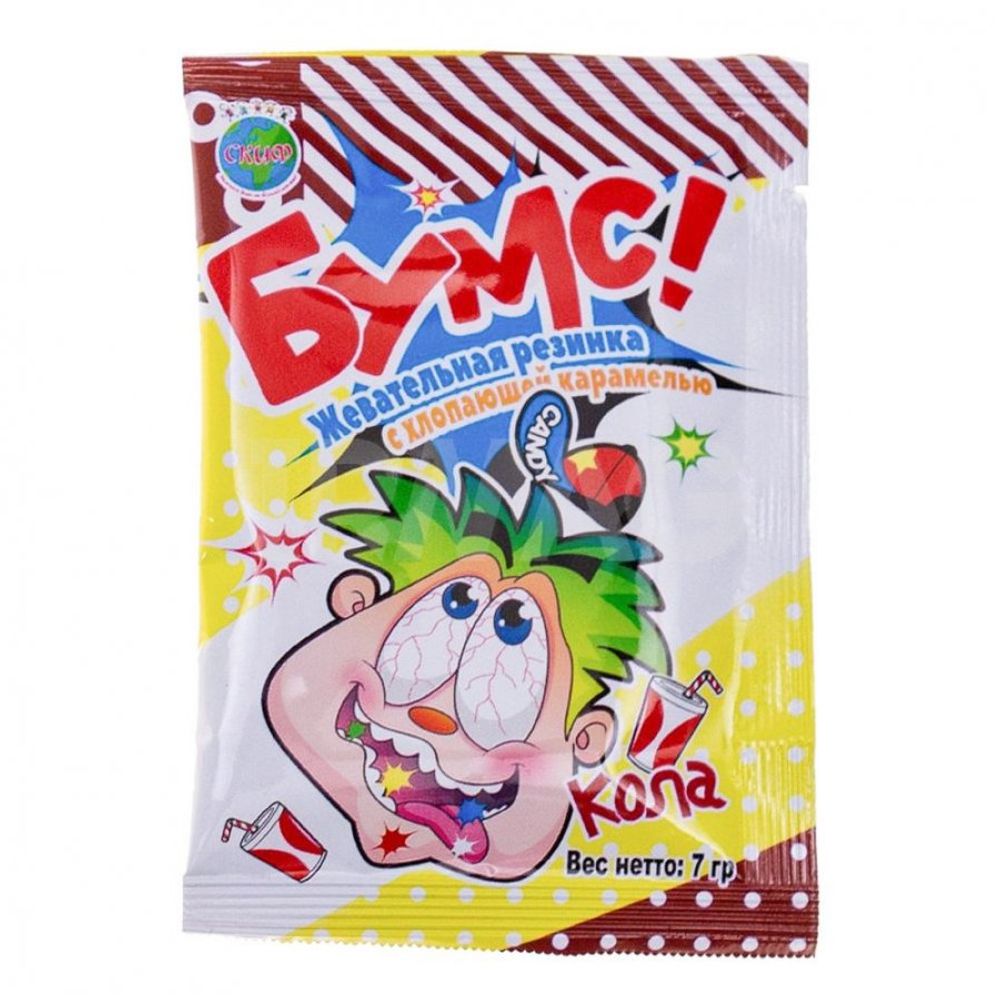 БУМС с хлопающей карамелью 7г