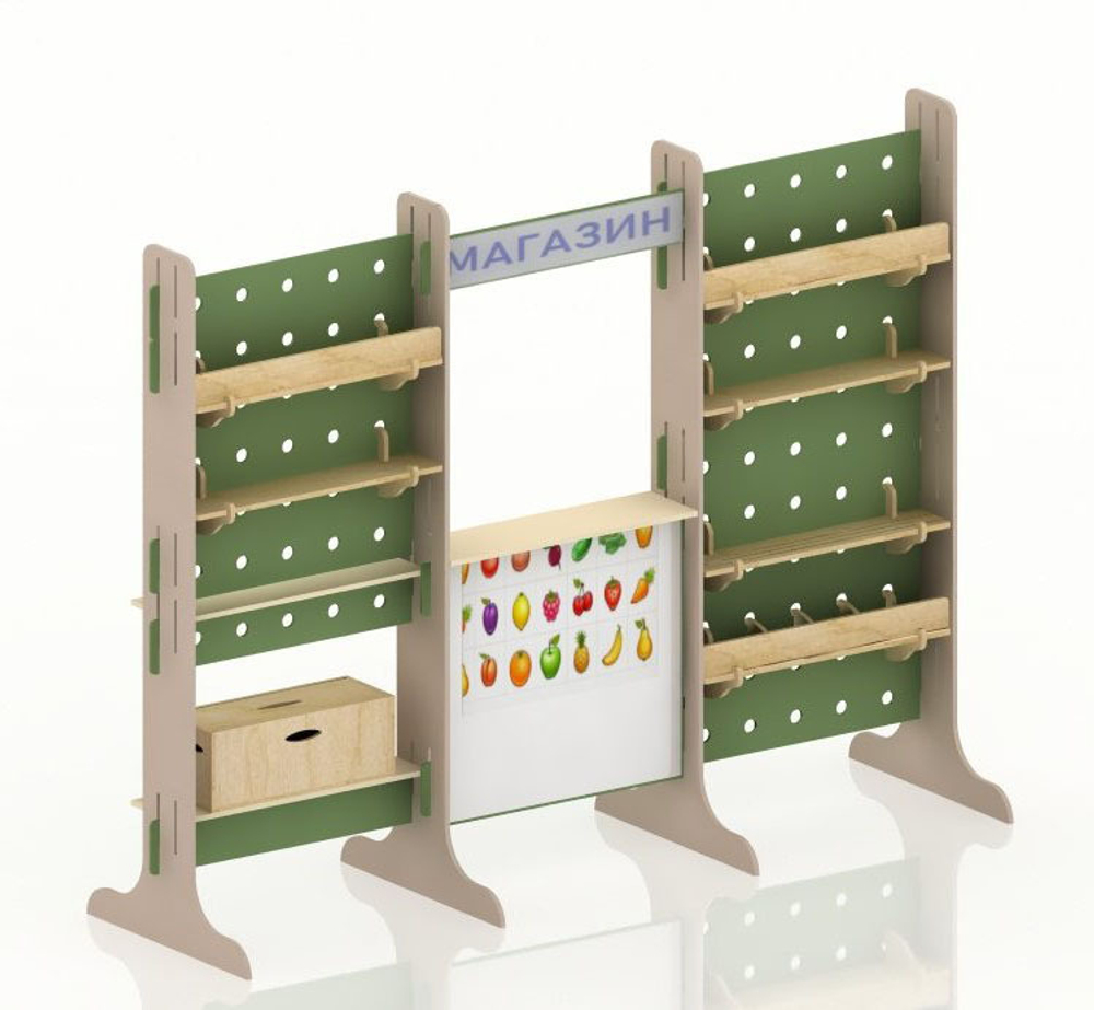 Сюжетно-ролевая ширма Магазин серия СКАНДИК