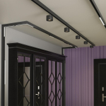 358915 SHINO NT22 067 черный Трековый светильник для низков.шинопровода диммируемый с пультом ДУ со сменой цв.температуры IP20 LED 3000~6500К 24W 48V