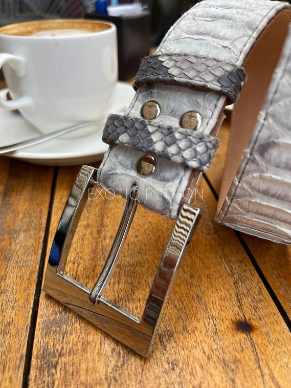 Ремень из кожи питона AC-108