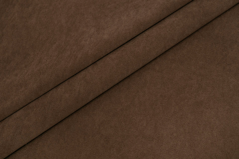 FORTIZ 233 ткань мебельный велюр, коричневый 1,4м