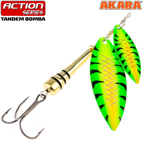 Блесна вращающаяся Akara Action Series Tandem Bomba 2/4 21 гр. 5/7 oz. A11