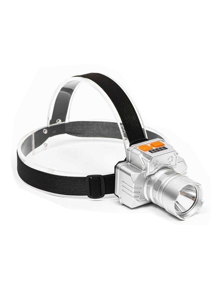 Фонарь налобный аккумуляторный 3 режима 9815058