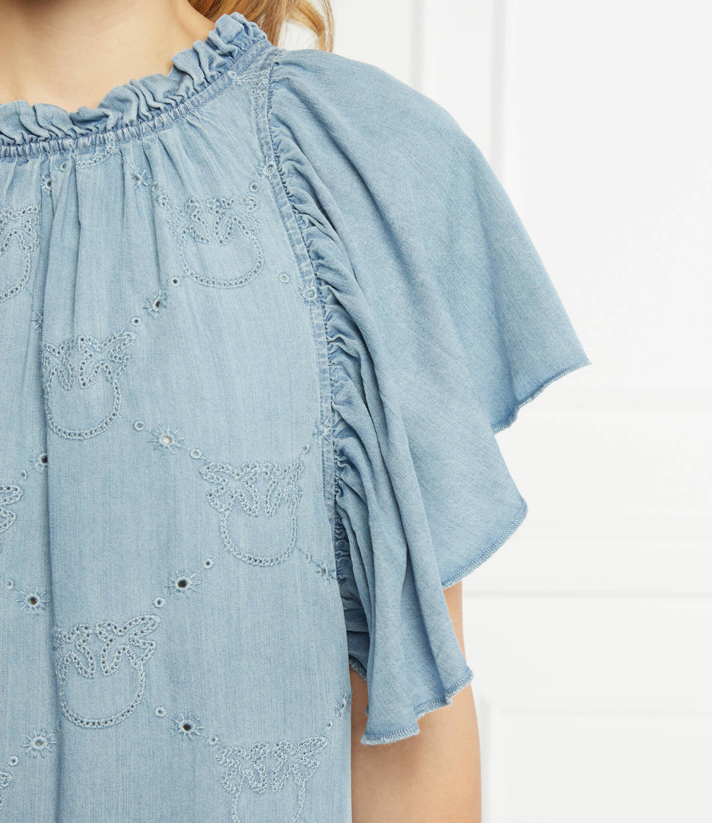 платье minuziosa Pinko - голубой(1J10X9 Y85P)