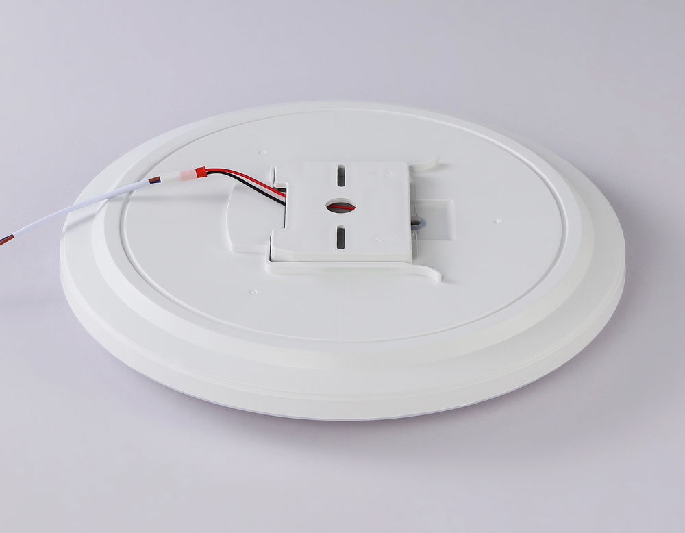 Потолочный светодиодный светильник с Wi-Fi Яндекс Алисой/Tuya/Smart Home/Alexa FZ2002 WH белый IP54 25W 3000K-6500K+RGB D370*55 (ПДУ ИК)