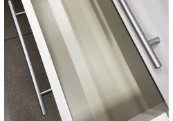 Компьютерный стол КСТ-109 127х140х75 левый белый