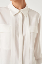 22811 Блузка женская (молочный)