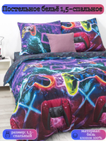 Постельное белье 1 5 спальное, бязь, 100% хлопок, 1 наволочка 70х70
