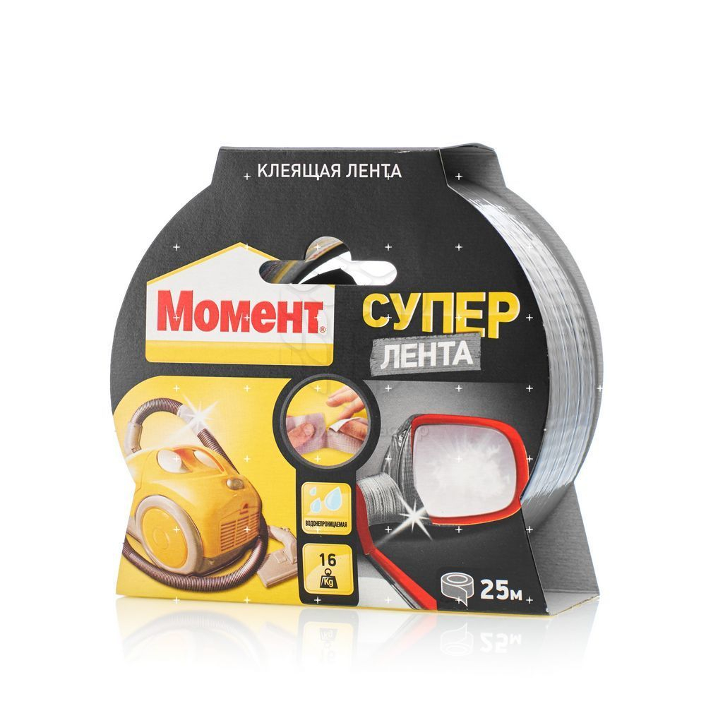 Лента клеящая 25 м Момент